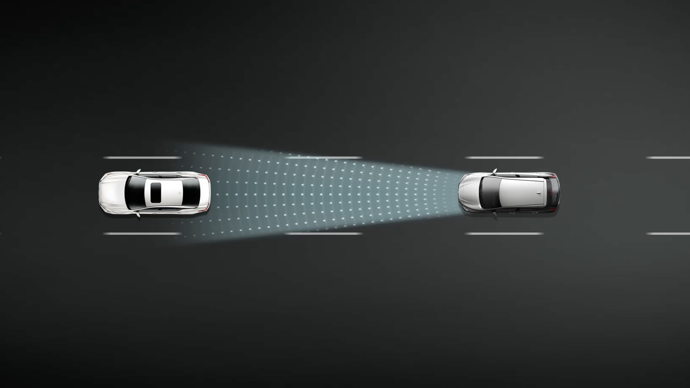 Ilustração do cruise control inteligente
