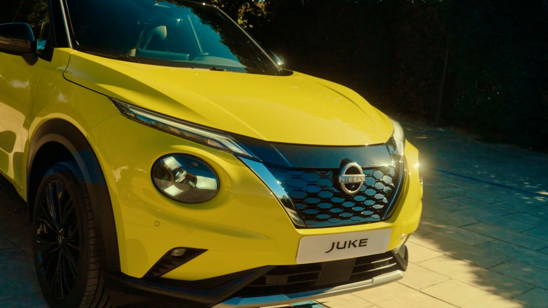 Vídeo em loop do design exterior do Nissan Juke